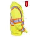 Men's Hi-Vis Yellow Hooded Sweatshirt